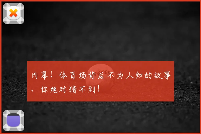 内幕！体育场背后不为人知的故事，你绝对猜不到！